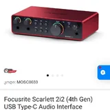 Rode PodMic Microphone and Focusrite Scarlett 2i2 Audio Interface 1