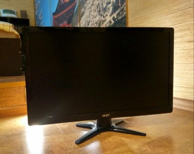 Монитор Acer 24 дюйма Full HD 75гц с блоком питания и кабелем