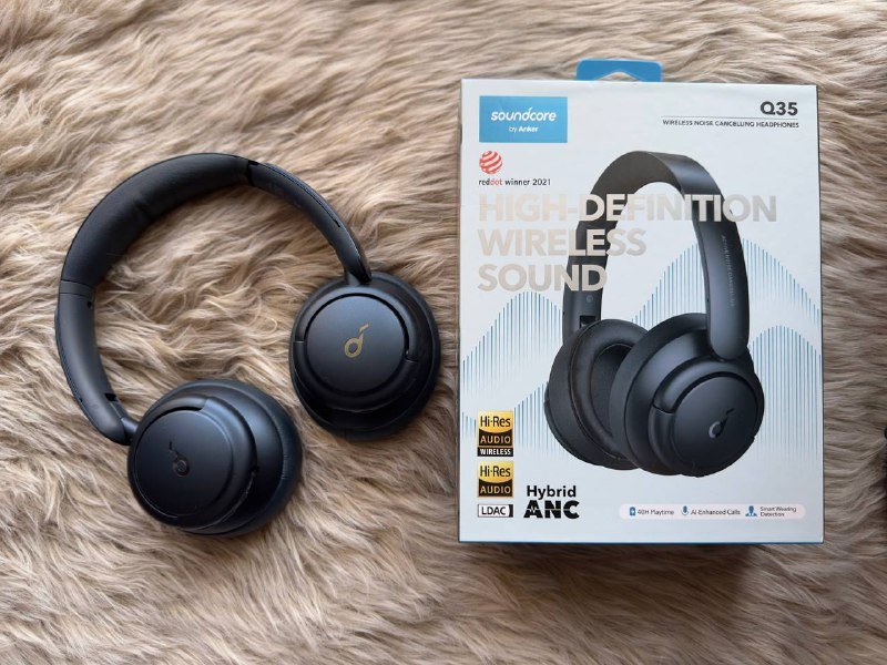 беспроводные наушники Ancer Soundcore Q35 Blue