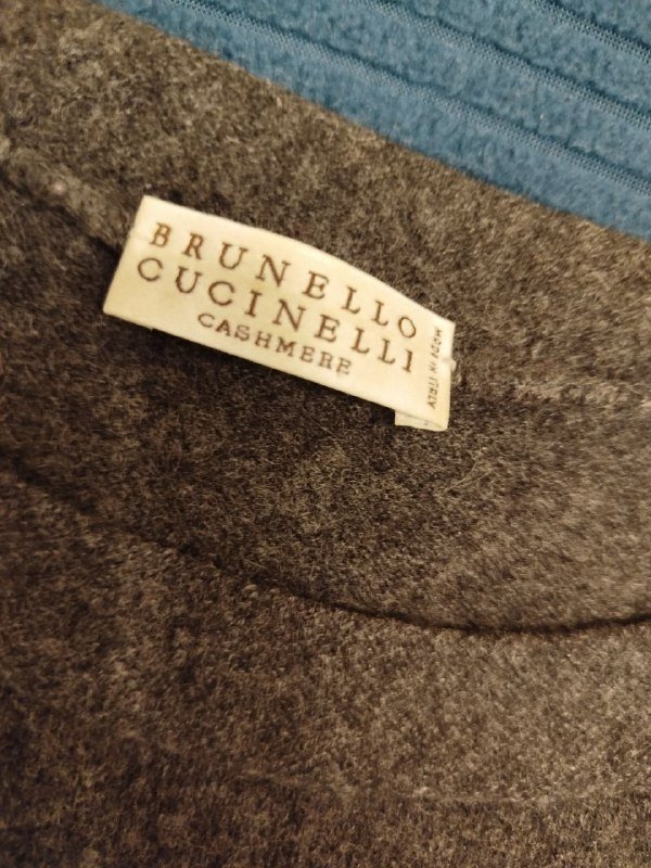 Кашемировый свитер Brunello Cucinelli серый 42-46р 2