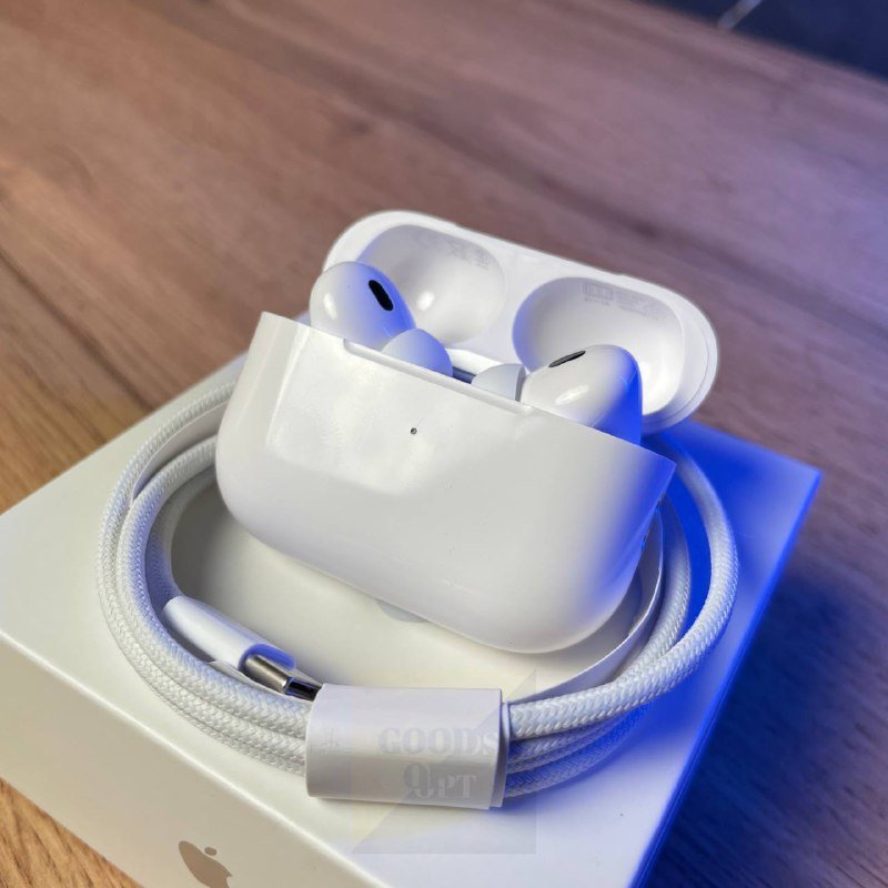 AirPods Pro 2 наушники, кейс, кабель, коробка