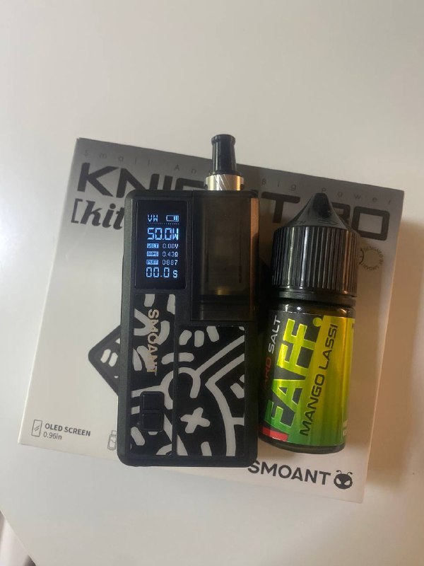 вейп Knight 80 с жижкой FAFF mango lassi