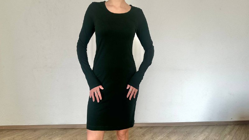 Платье H&M, размер S, длинные рукава 2