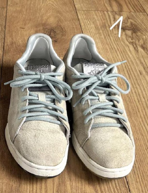 Кроссовки женские Reebok, нубук, 38.5 2
