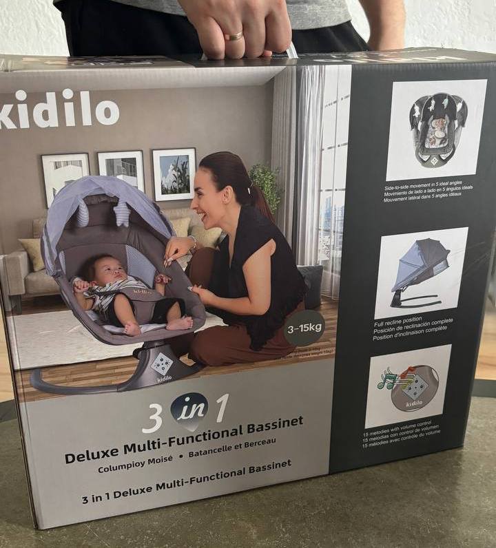 Качелька kidilo детская электронная с Bluetooth