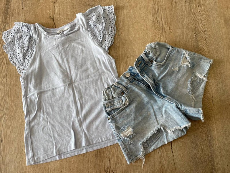 Одежда для девочки 10-12 лет Zara платья, шорты, футболки, костюмы 2