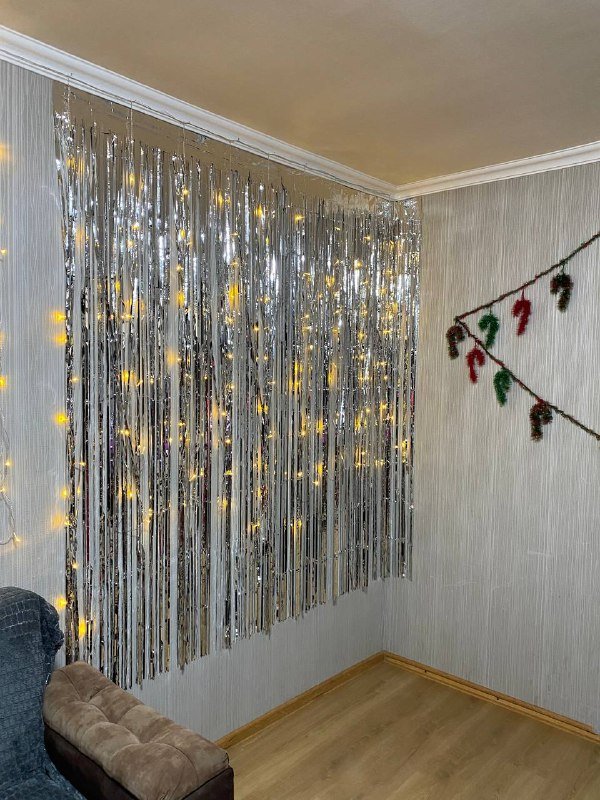 Гирлянда-штора светодиодная 3х3м