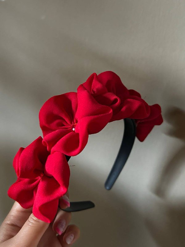 Ободки Рататуй и с красными цветами 4