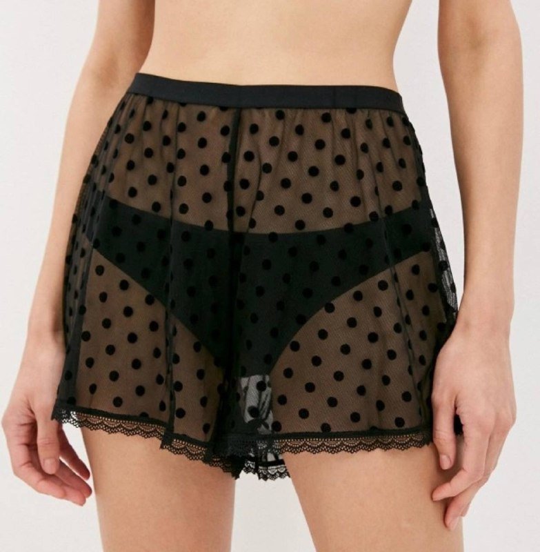 Комплект нижнего белья Tezenis черный горошек