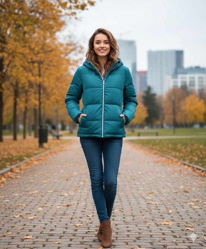 женская пуховая куртка Benetton Soft Light Down