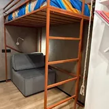 Кровать металлическая, матрас, диван 4