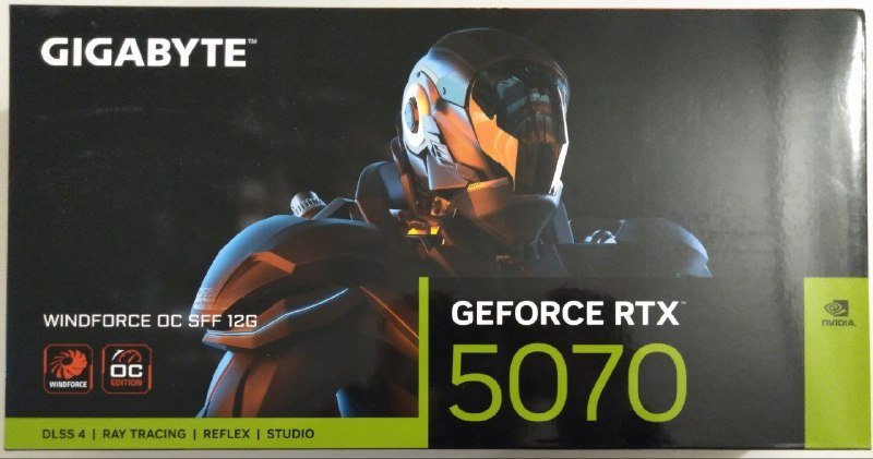 Видеокарта GPU GIGABYTE GeForce RTX 5070 WINDFORCE OC SFF 12G 1