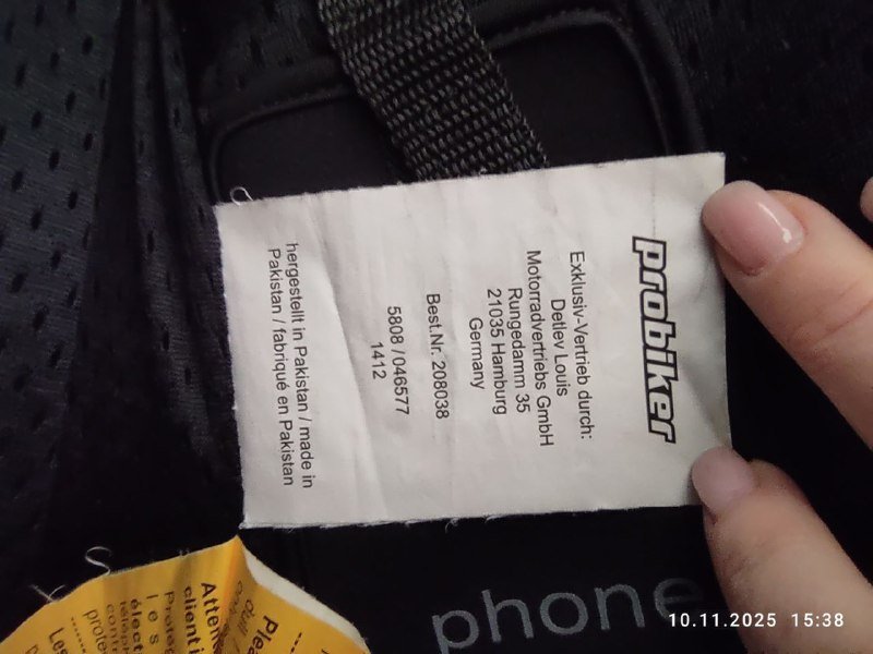 Немецкий кожаный мотокомбинезон Probiker PRX-11, размер 50 4