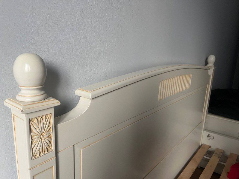 Спальня комплект мебель кровать шкаф комод туалетный столик 7