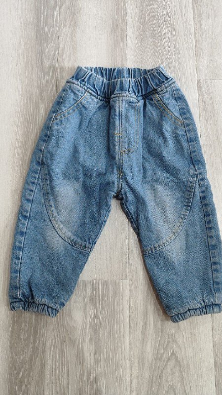 Утеплённые детские джинсы