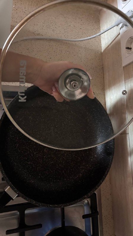 Сковородка со съемной ручкой и крышкой 28 см 2