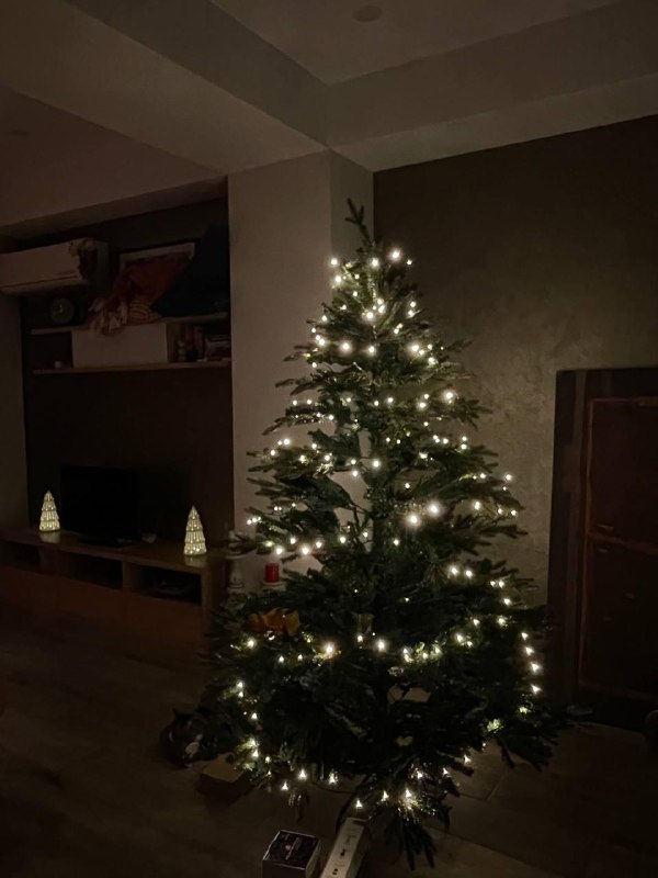 Искусственная елка 180 см с гирляндой 2