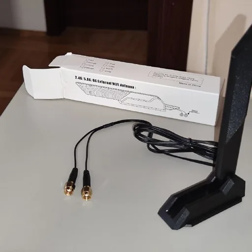 WiFi 6E антенна с магнитным основанием и RP-SMA разъемами