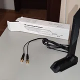 WiFi 6E антенна с магнитным основанием и RP-SMA разъемами 1