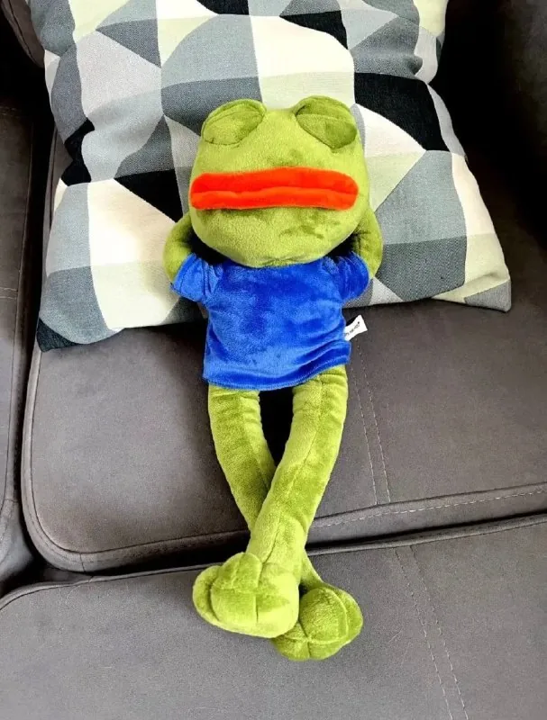 Плюшевый лягушонок Pepe the frog 1