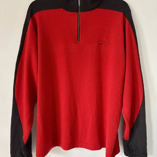 2004 Merino Wool Icebreaker 320 1/4 Zip Thermo Sweater