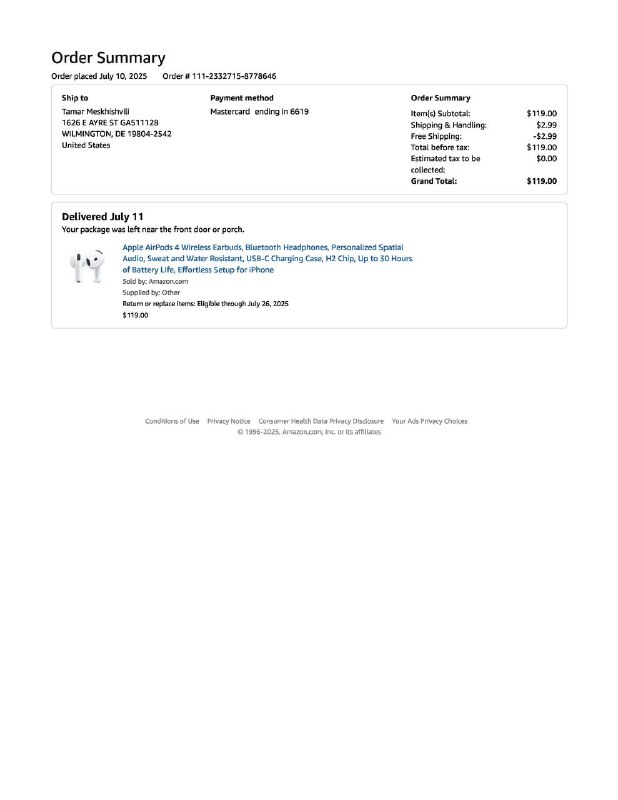 Apple airpods 4 (No ANC) 4