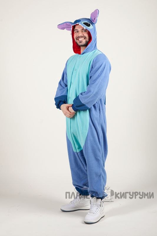 Пижама Стич флисовая XL