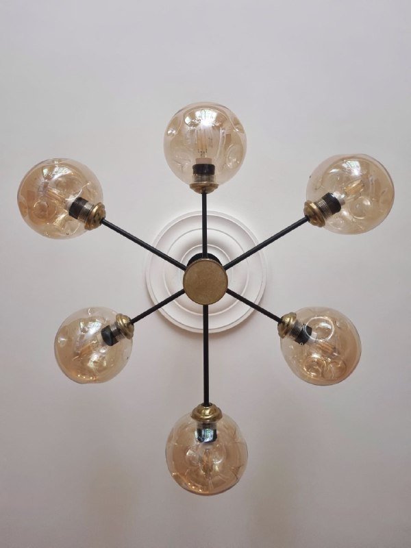 Люстра современная на 6 лампочек 6
