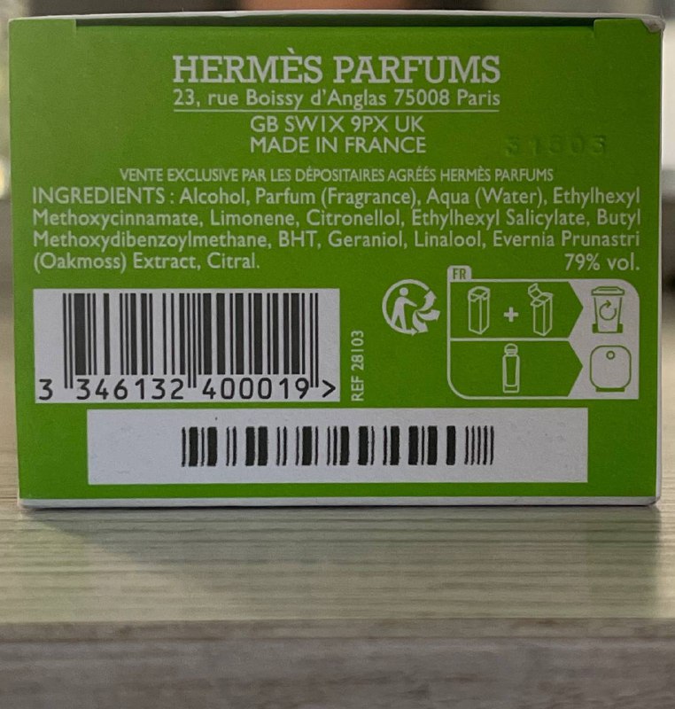 Духи Hermes Un Jardin sur le Toit 100 ml 3