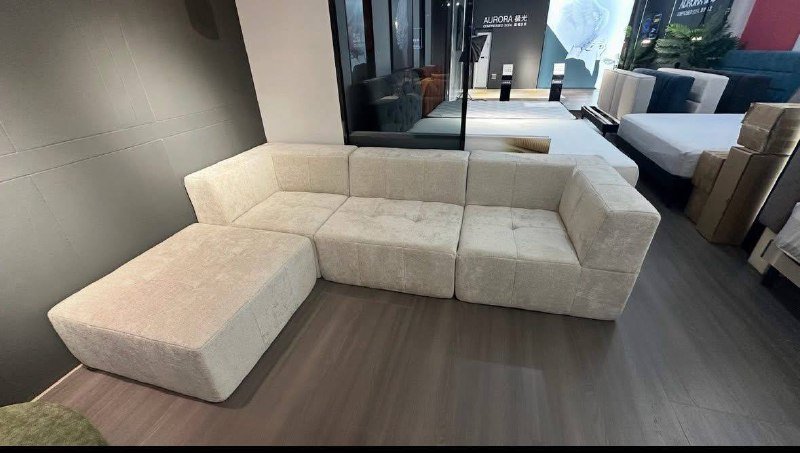 Бескаркасные диваны из премиум ткани 5