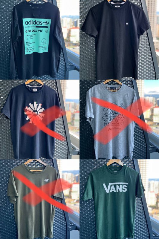 Оригинальные мужские футболки Patagonia, TNF, Nike, Vans, Oakley и другие