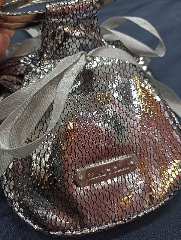 Вечерняя сумочка Claudia Canova с эффектом змеиной кожи 2
