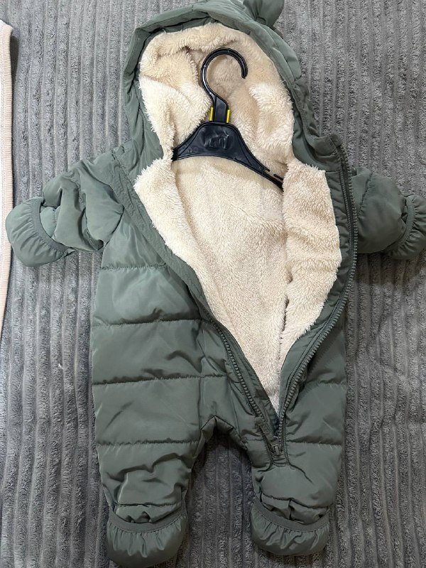 Зимний комбинезон для новорожденных 0-3 месяца