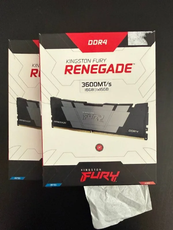 KINGSTON FURY Renegade 16GB DDR4 3600MHz CL16 RAM 2шт