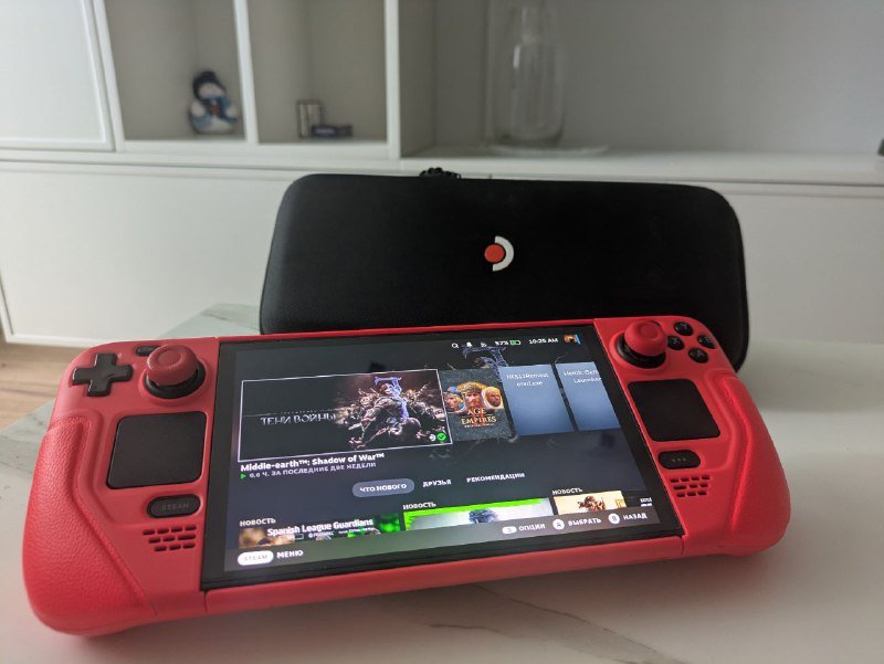 Steam Deck Oled 512 gb с чехлом и защитными стёклами