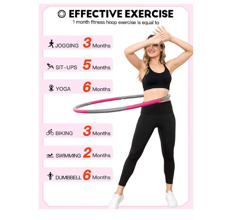 Утяжелённый обруч для фитнеса с скакалкой и сумкой 2