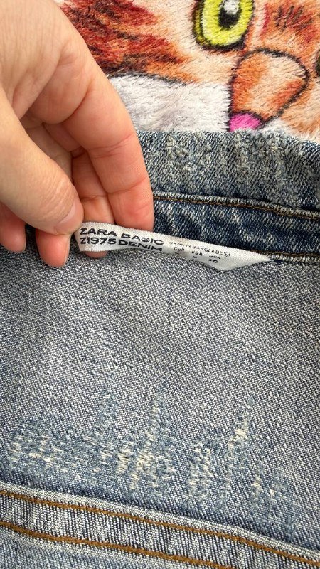 Джинсовая курточка Zara L 4