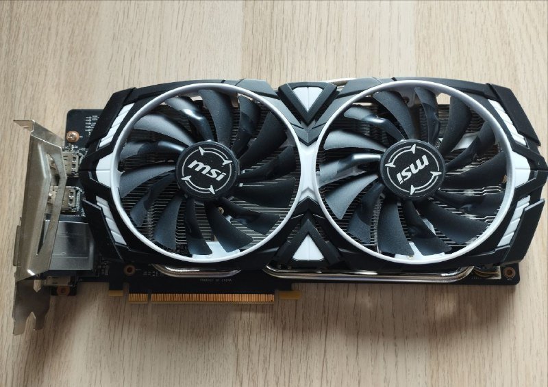 MSI GeForce GTX 1060 ARMOR OC 6Gb видеокарта