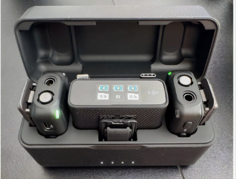 Микрофоны DJI Mic ASB01 (2 TX + 1 RX + Charging Case)