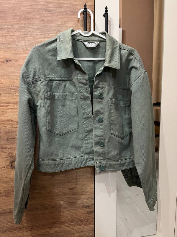 Джинсовка укороченная