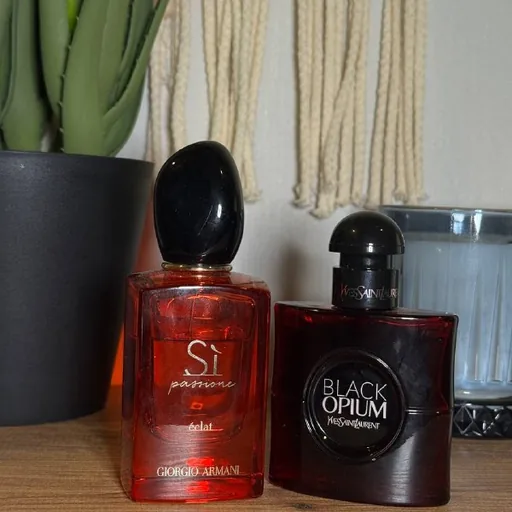 Giorgio Armani Si Passione, YSL Black Opium, Byredo Mojave Ghost