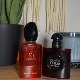 Giorgio Armani Si Passione, YSL Black Opium, Byredo Mojave Ghost 1