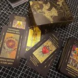 Новые золотые пластиковые карты таро Уэйта 2
