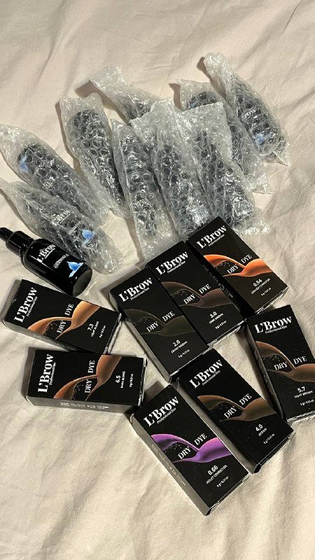 Сухой краситель для бровей L’Brow разные оттенки