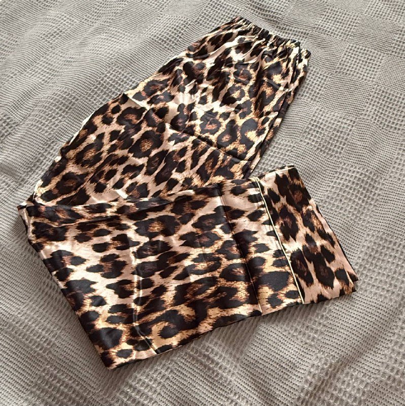 Женская пижама с леопардовым принтом 3