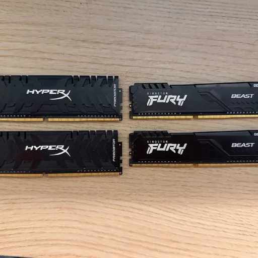 Оперативная память DDR4 8 ГБ, 4 модуля
