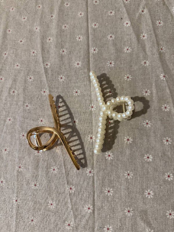 Большие крабики для волос