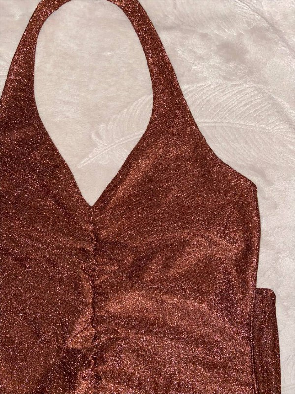 Комплект из топа и юбки, платье H&M фиолетовое, платье H&M коричневое 6
