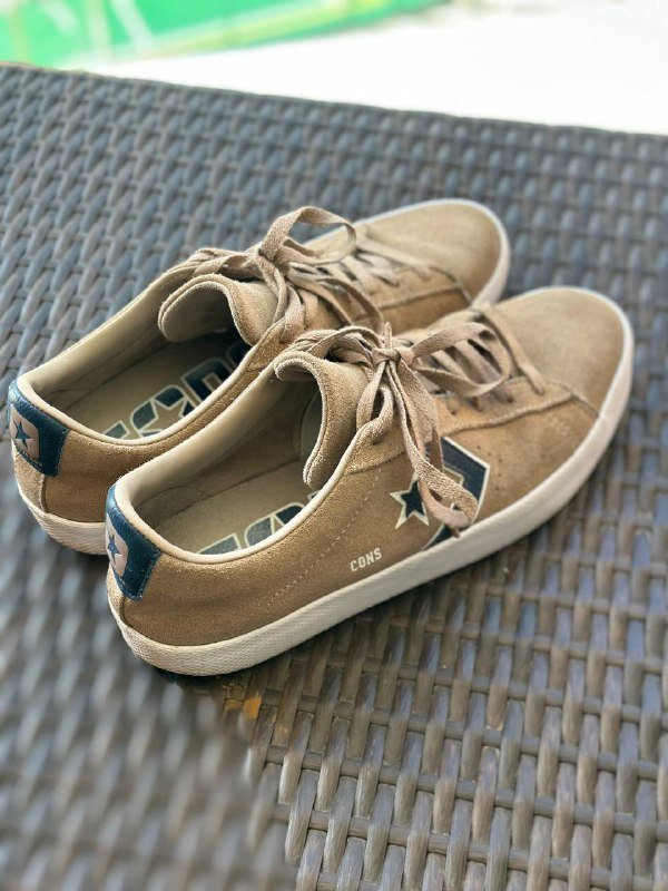 Кеды Converse 43 EU бежевые замшевые 4