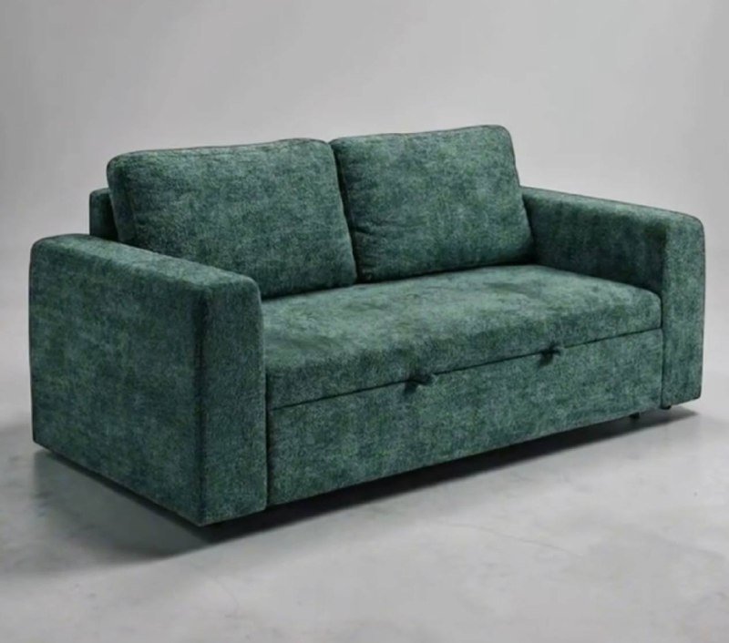 Диван зелёный раскладной